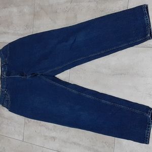 Levi's vintage dark wash high waisted jeans